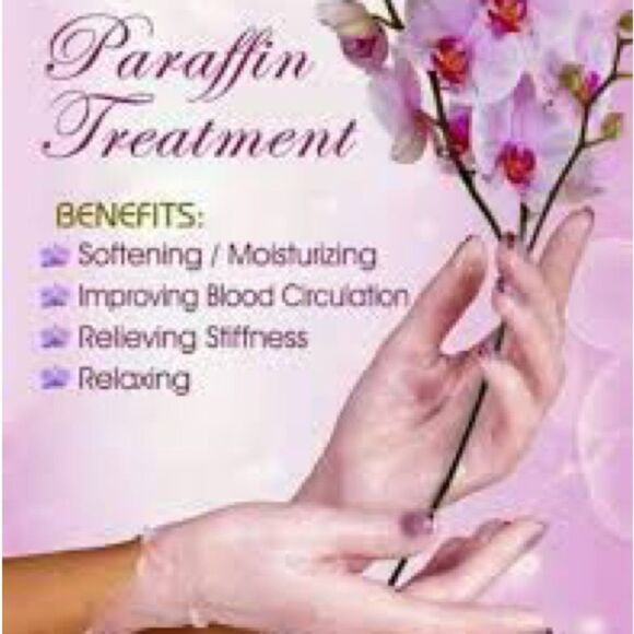 Paraffin Wax DYI Manicure Lavender Scented, 1 lb. Block, Medical grade (Spa) NIP - Picture 2 of 8